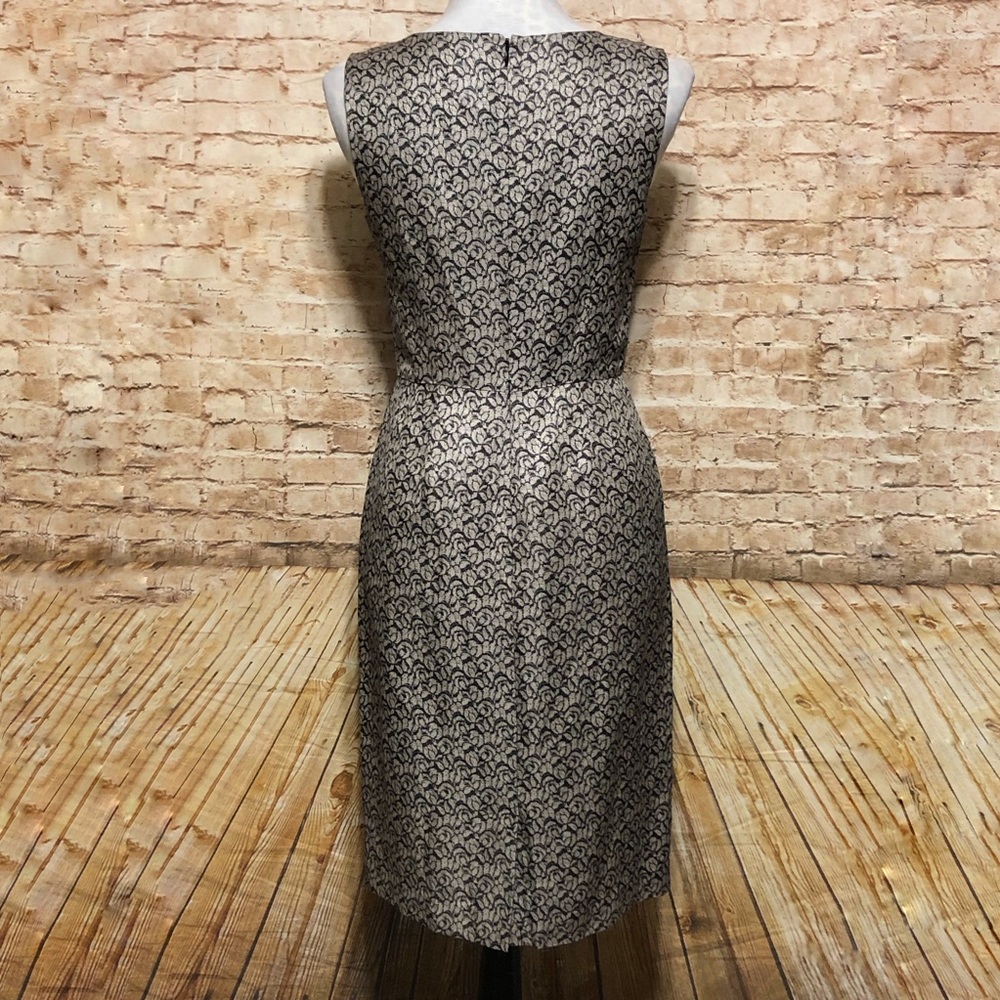 Linen Blend Sheath Dress - Picture 4 of 8